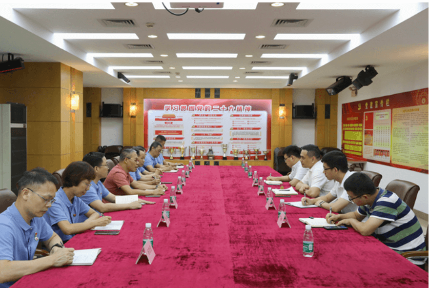 祖廟街道領導蒞臨佛山房建集團走訪調研