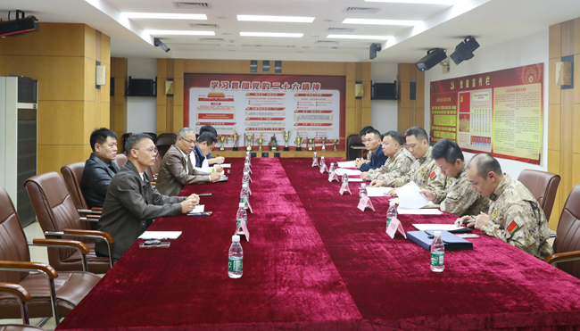 軍企攜手心相連，共筑時(shí)代新家園 ——禪城區(qū)人武部一行走訪佛山房建集團(tuán)